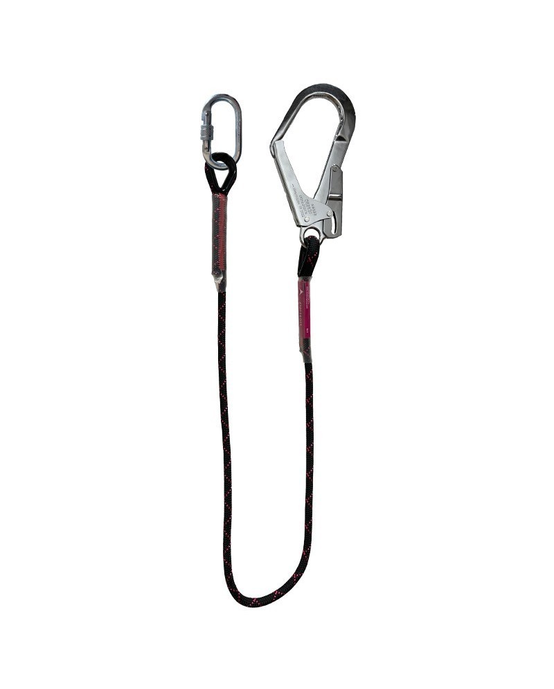Eslinga fija ø10,5 long 1,5m con gancho aa022 (ø50mm) + conector aa011 (ø19mm) | Coval ATV