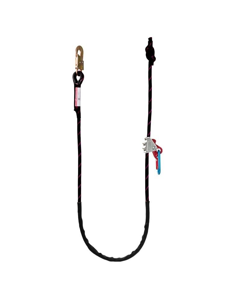 Eslinga de posicionamiento ø14 long 2m con gancho aa002 (ø14mm) | Coval ATV