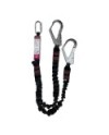 Doble eslinga elastica long 0,9m con absorbedor + conector aa011 (ø19mm) + 2 ganchos aa022... | Coval ATV