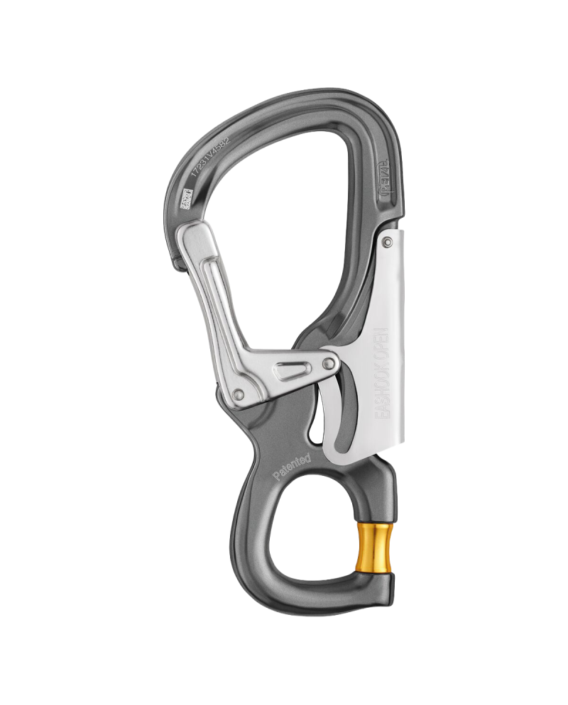 Conector Eashook Open Doble Cierre ALU Auto 25 kN 25 mm EN362 | Coval ATV