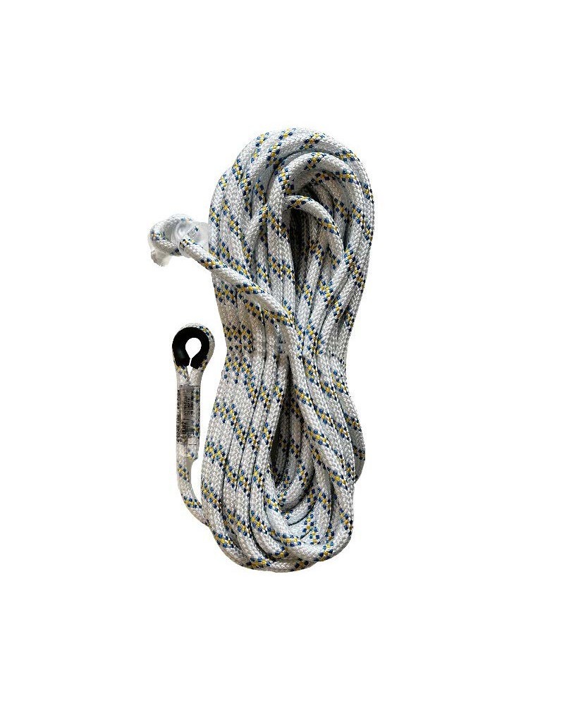Cuerda para linea de vida ø11 con terminal cosido + ojal long 50m | Coval ATV