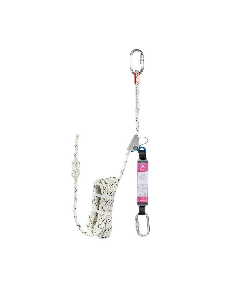 Linea de vida vertical de cuerda ø12 con anticaidas integrado long 50m + aa011 (ø17 mm) | Coval ATV