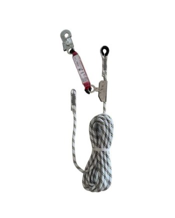 Linea de vida vertical de cuerda ø12 con anticaidas integrado long 35m | Coval ATV