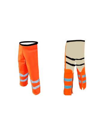 Zahon protector desbrozadora solapa broche naranja | Coval ATV