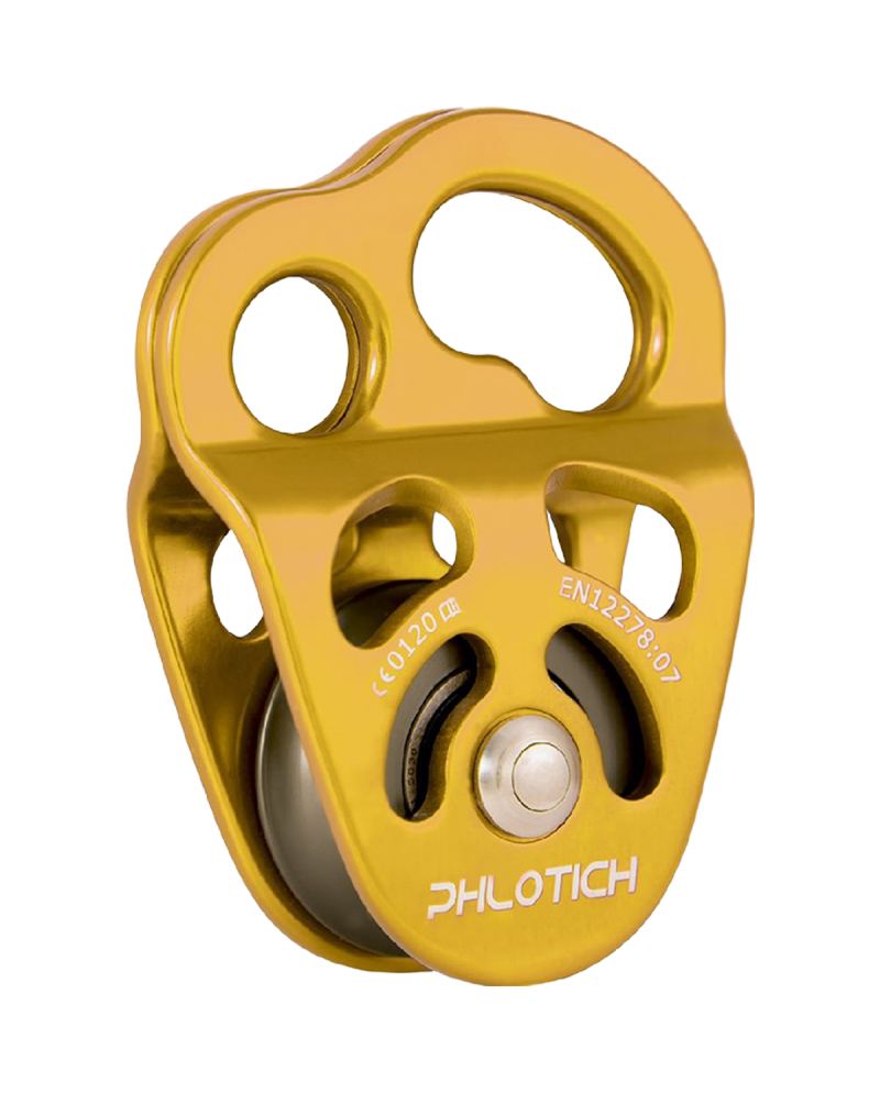 Polea ISC Phlotich Standar Dorada 30 kN 13 mm 145 g EN12278 | Coval ATV