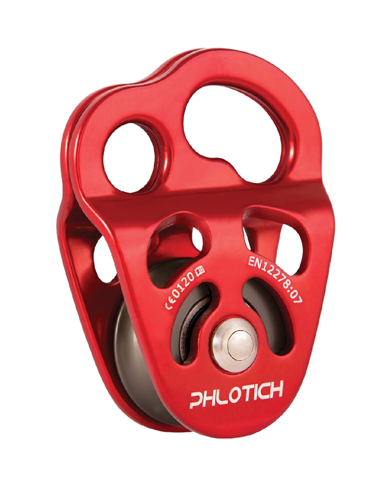 Polea ISC Phlotich Rapid Bearing Roja 30 kN 13 mm 145g EN12278 | Coval ATV