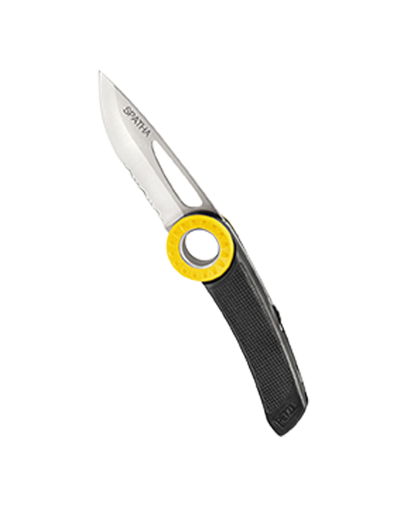 S92 Navaja Spatha 120 mm con Ojal Negra Mosquetonable | Coval ATV