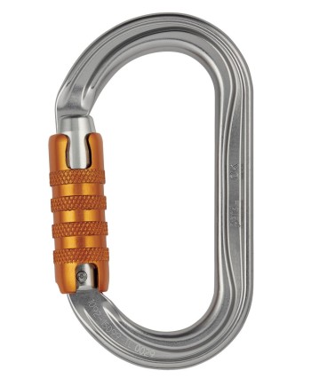 Mosquetón Simétrico OK Triact-lock Gris Alu. 25 kN 0,075 kg EN362 | Coval ATV