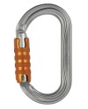 Mosquetón Simétrico OK Triact-lock Gris Alu. 25 kN 0,075 kg EN362 | Coval ATV