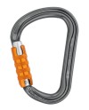Mosquetón Asimétrico William Triack-lock Gris 27 kN 90 g EN362 | Coval ATV