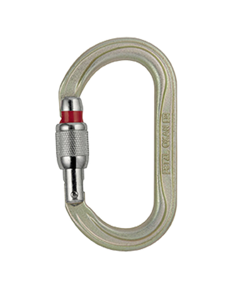 Mosquetón Oxan AC Dorado Triact-lock 38 kN 22 mm 195 g EN362 | Coval ATV