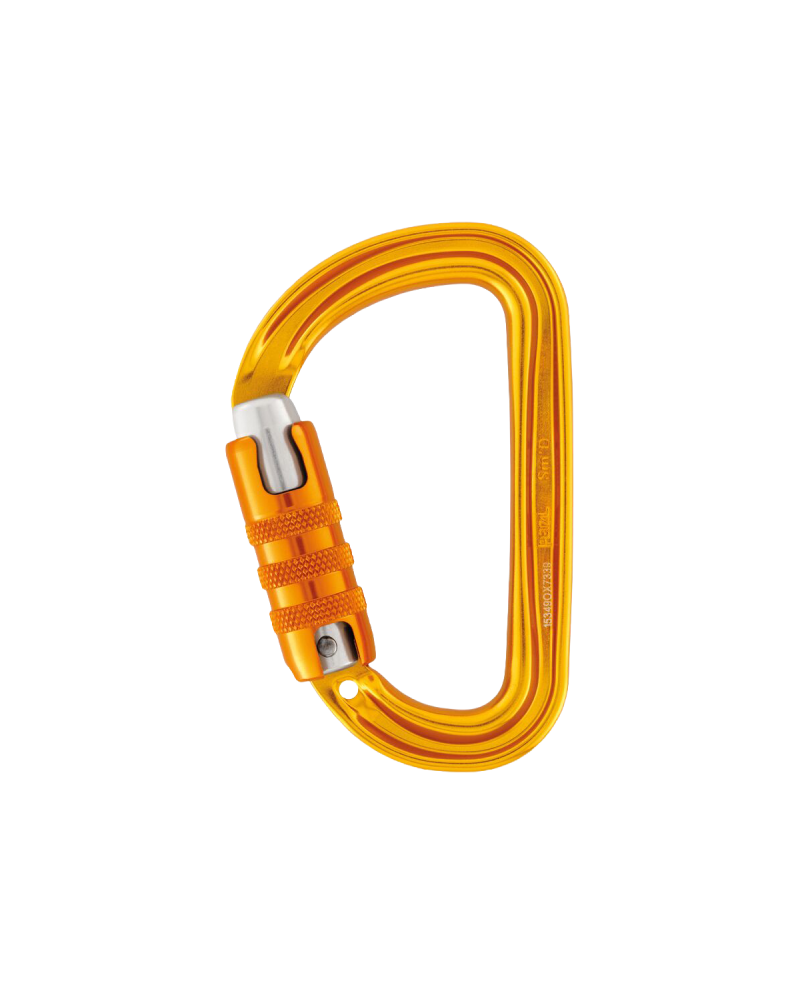 Mosquetón Asimétrico SM'D Amarillo Triact-lock 23 kN 55 g EN362 | Coval ATV